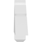 Ekena Millwork Kennewick Architectural Grade PVC Gable Bracket, 72"W x 12"H x 4"D x 6"F, 4/12 Pitch GBP072X12X0406KEN00 - alternate 5